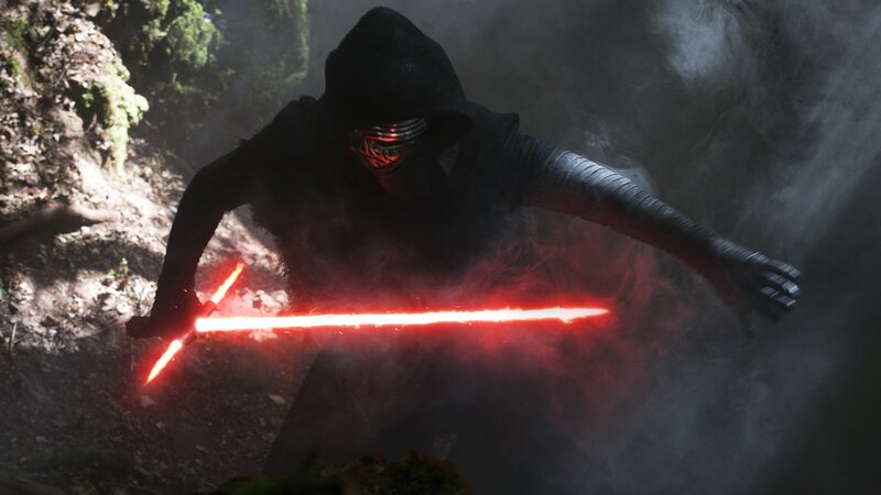 Knight with Red Lightsabers