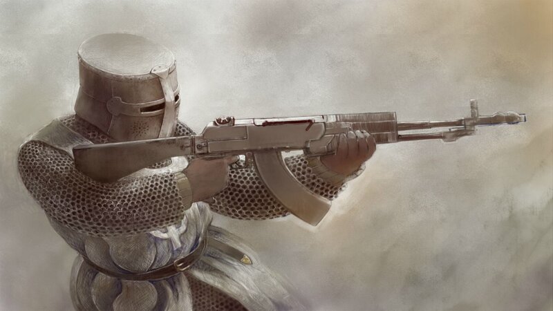 Knight with Rifle