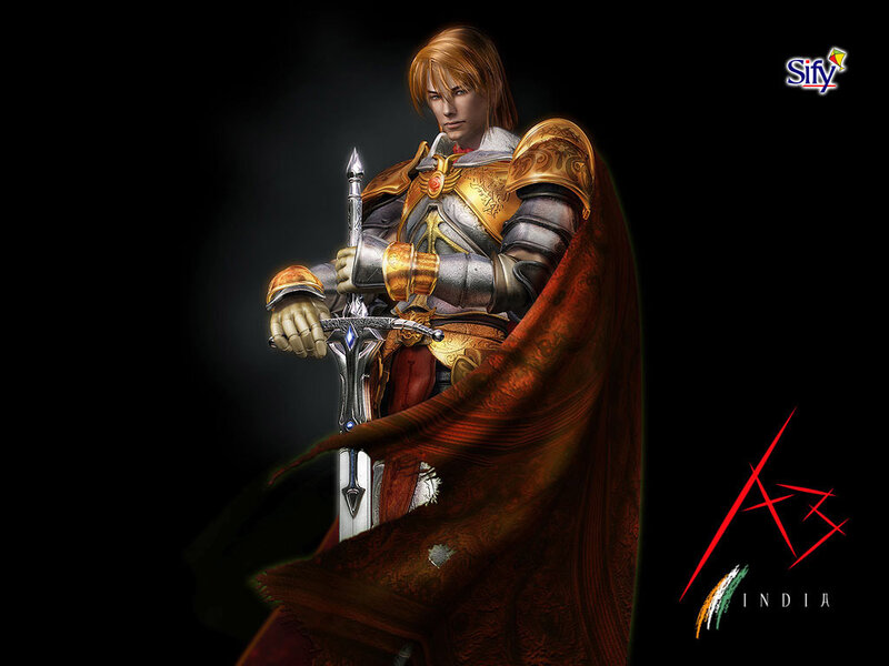 knight with sword and cape