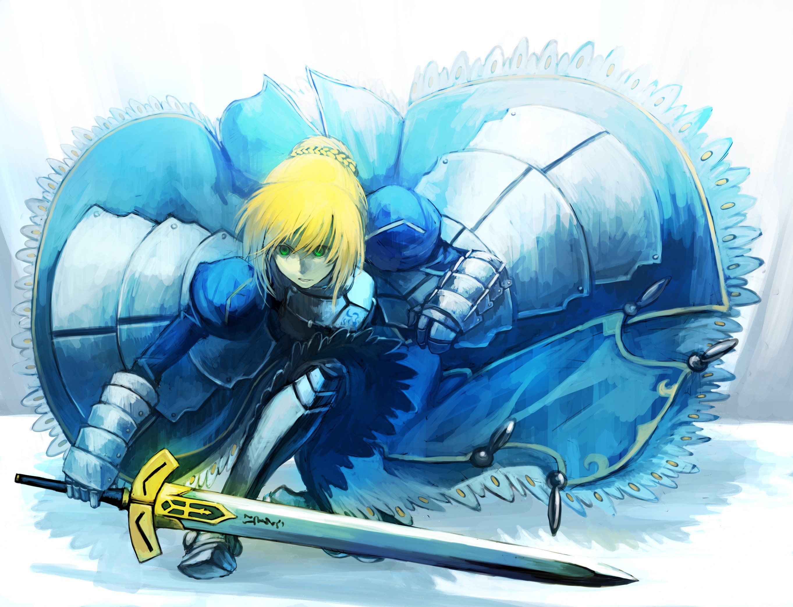 knight with sword and shield