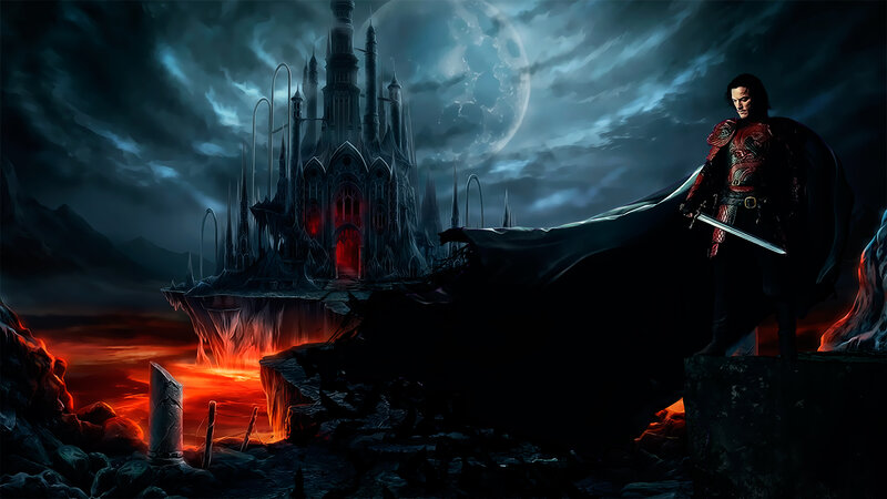 Knight with Sword — Black