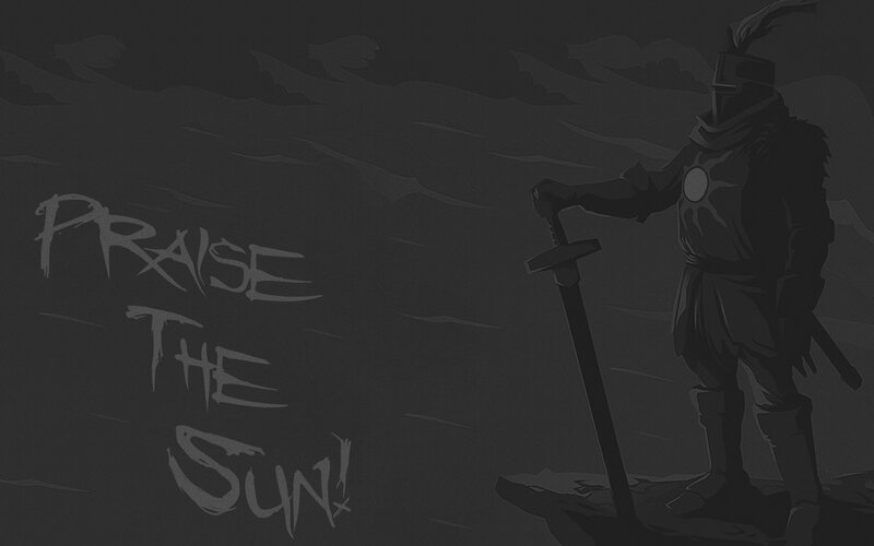 Knight with Sword — Gray, Dramatic, Night