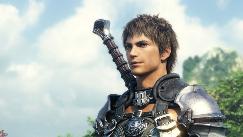 knight with sword on shoulder