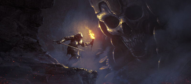 Knight with Torch