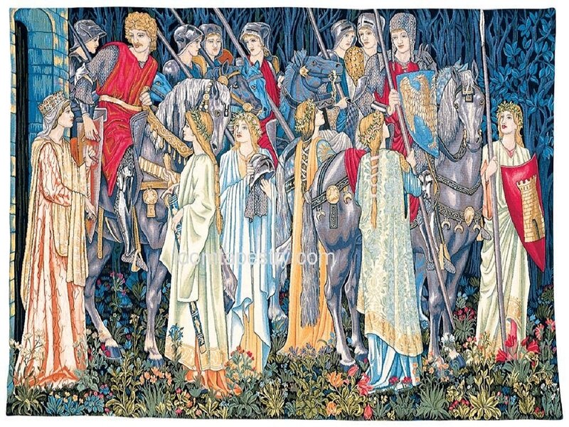Knights and Ladies in Forest