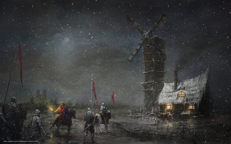Knights in a Snowstorm