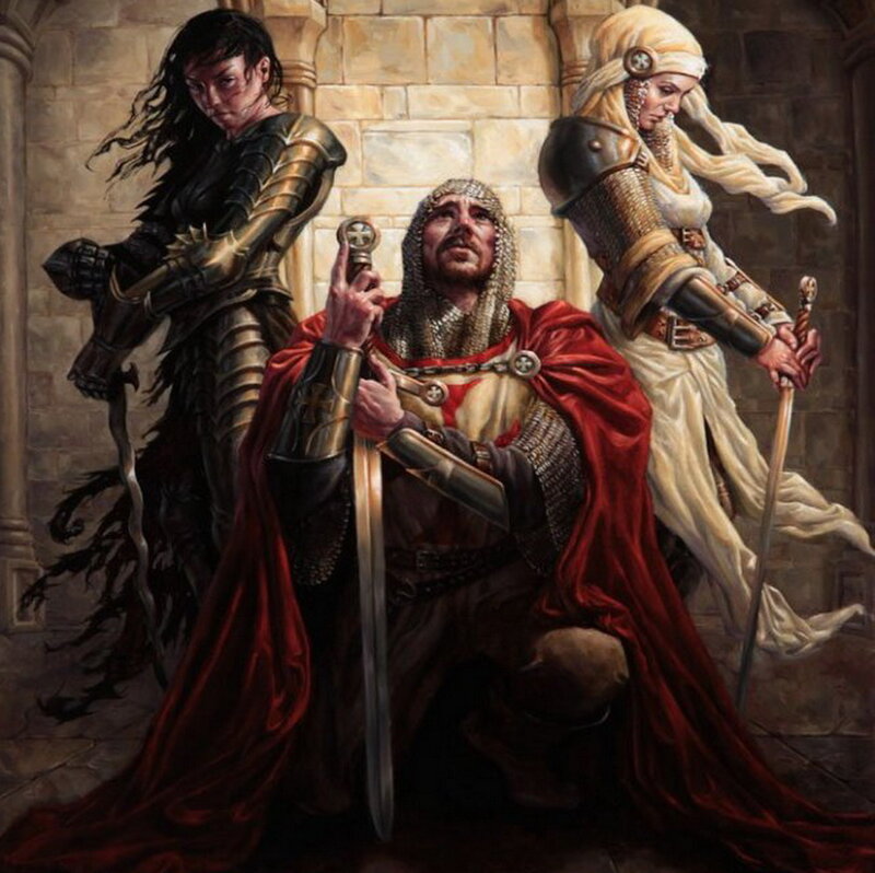 Knights in Armor — Red
