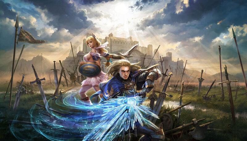 Knights in Battle — Blue