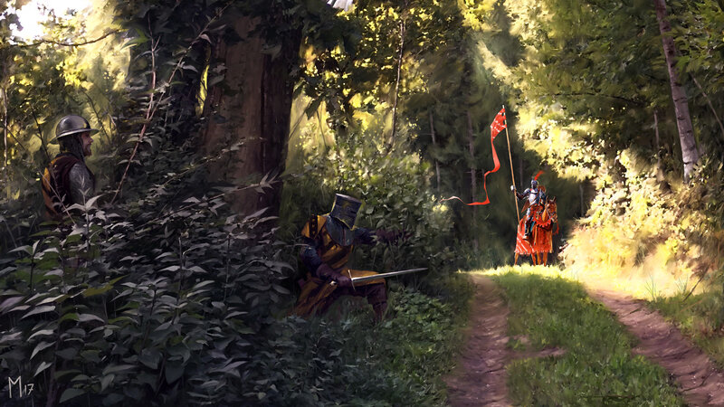 Knights in Forest
