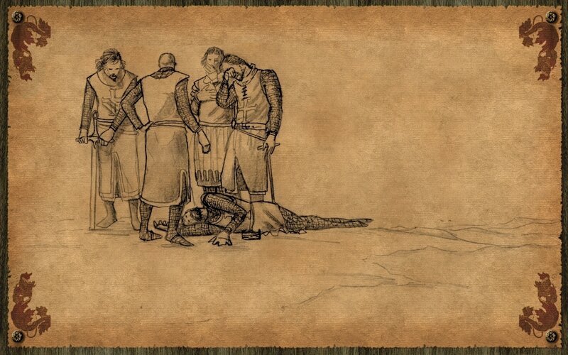 Knights mourn fallen comrade