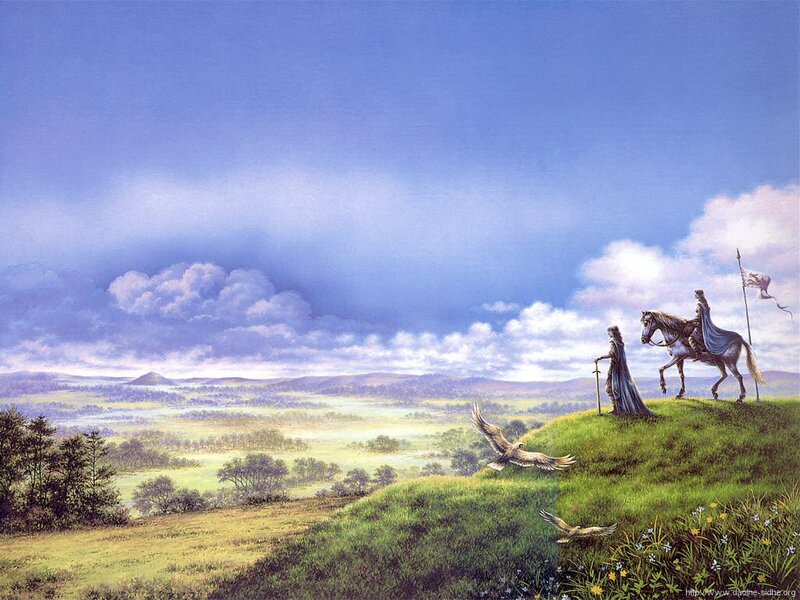 Knights on a Hill — Blue