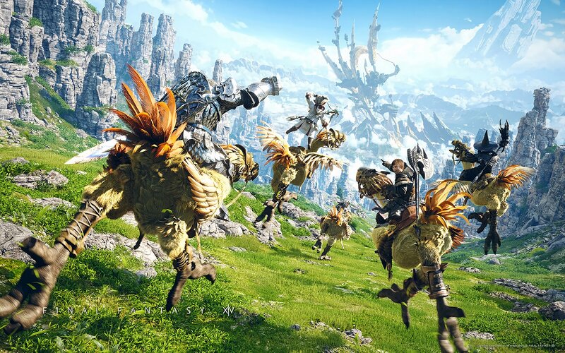 Knights on Chocobos
