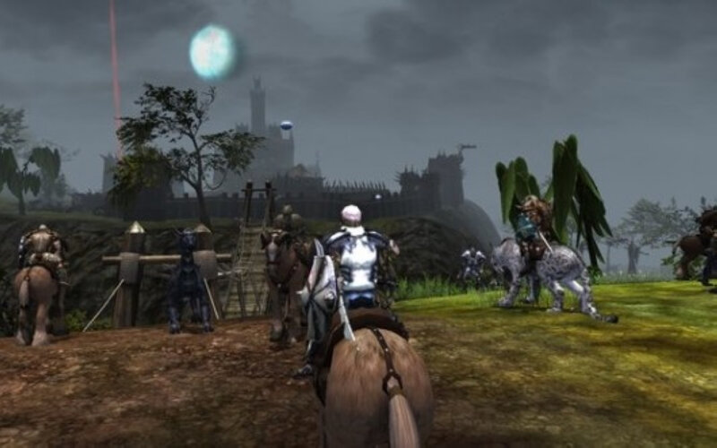 Knights on Horseback — Gray, Dramatic