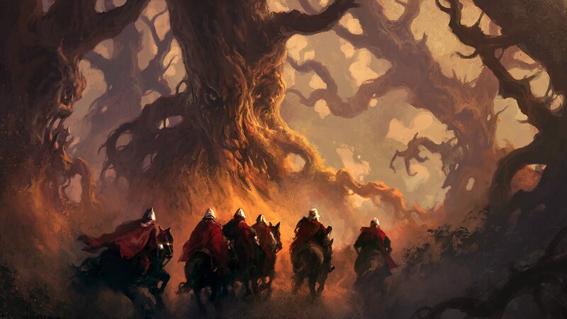 Knights on Horses — Brown