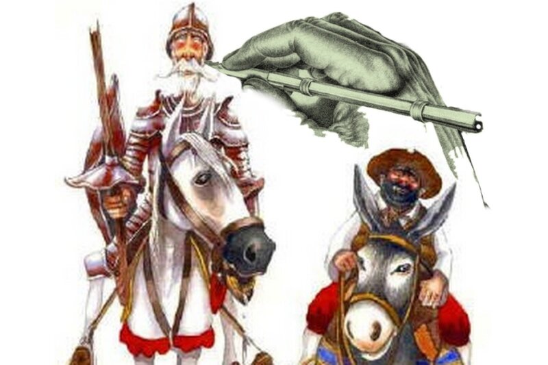 Knights on Horses — White