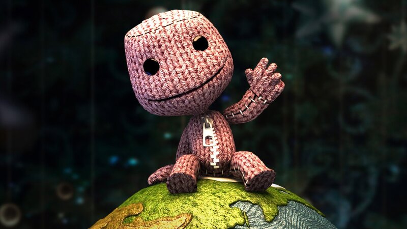Knitted Character on Globe — Green, Calm