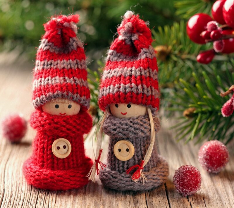 Knitted Doll Figures