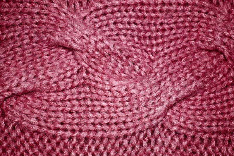 Knitted Fabric Texture — Maroon