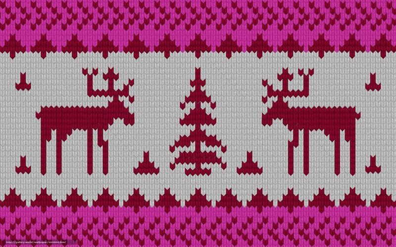 knitted holiday pattern