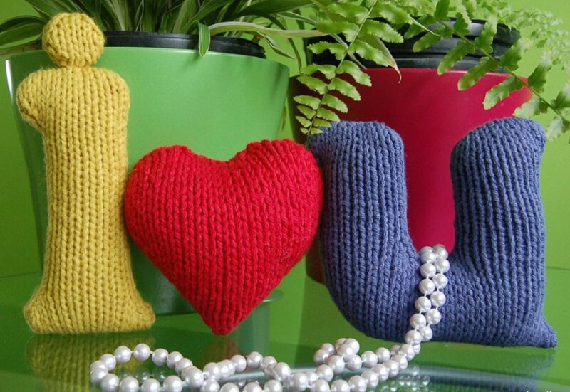Knitted I Love You