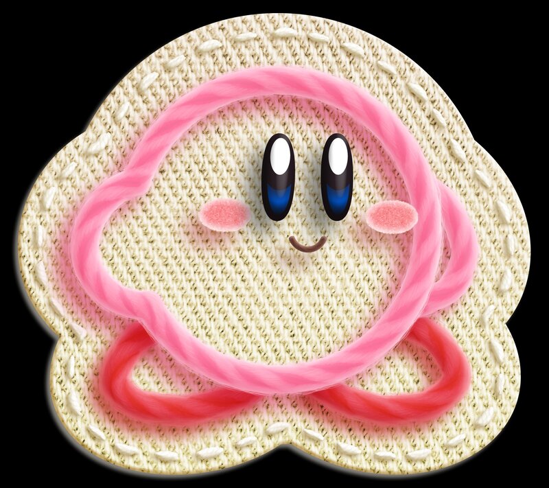Knitted Kirby Character