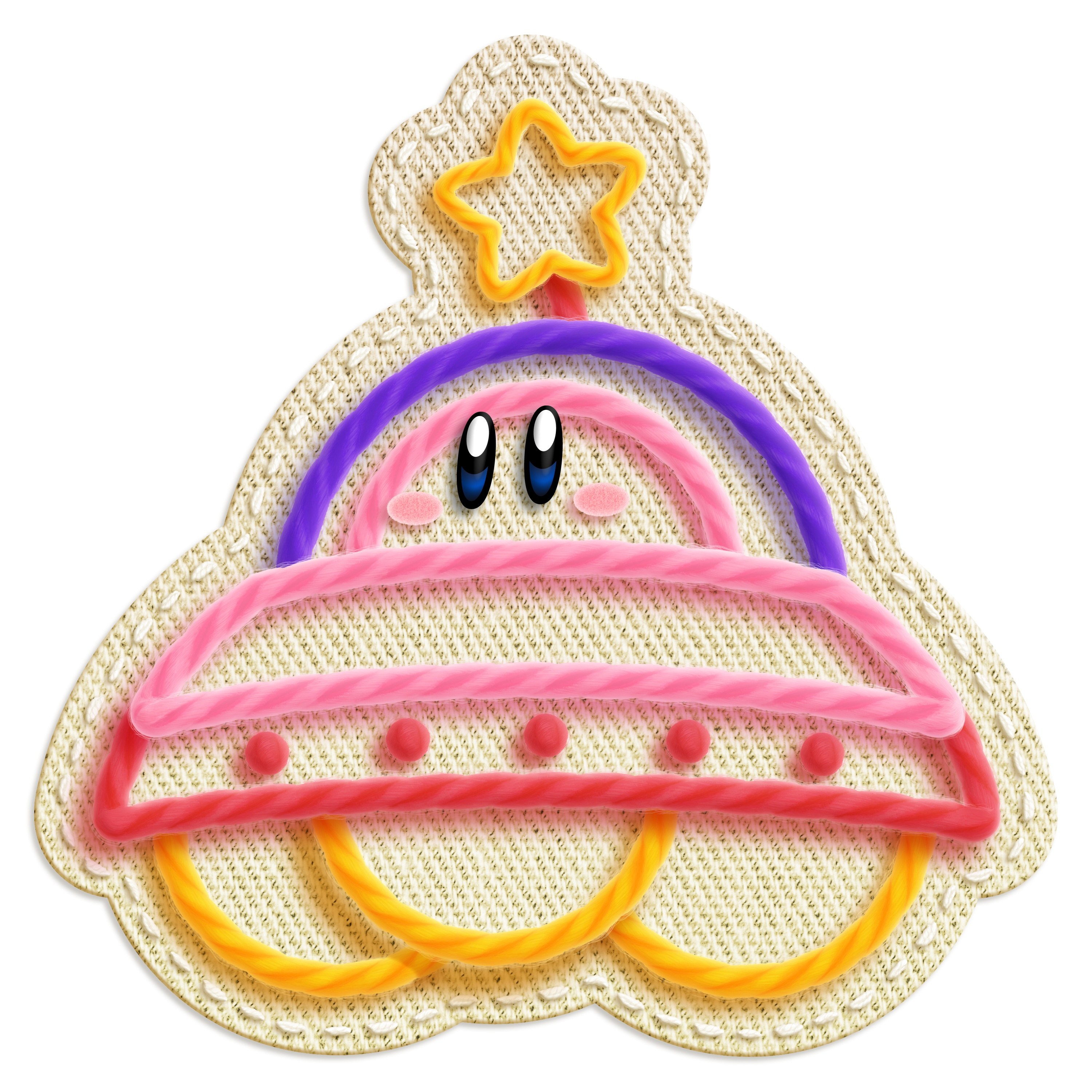 Knitted Kirby UFO