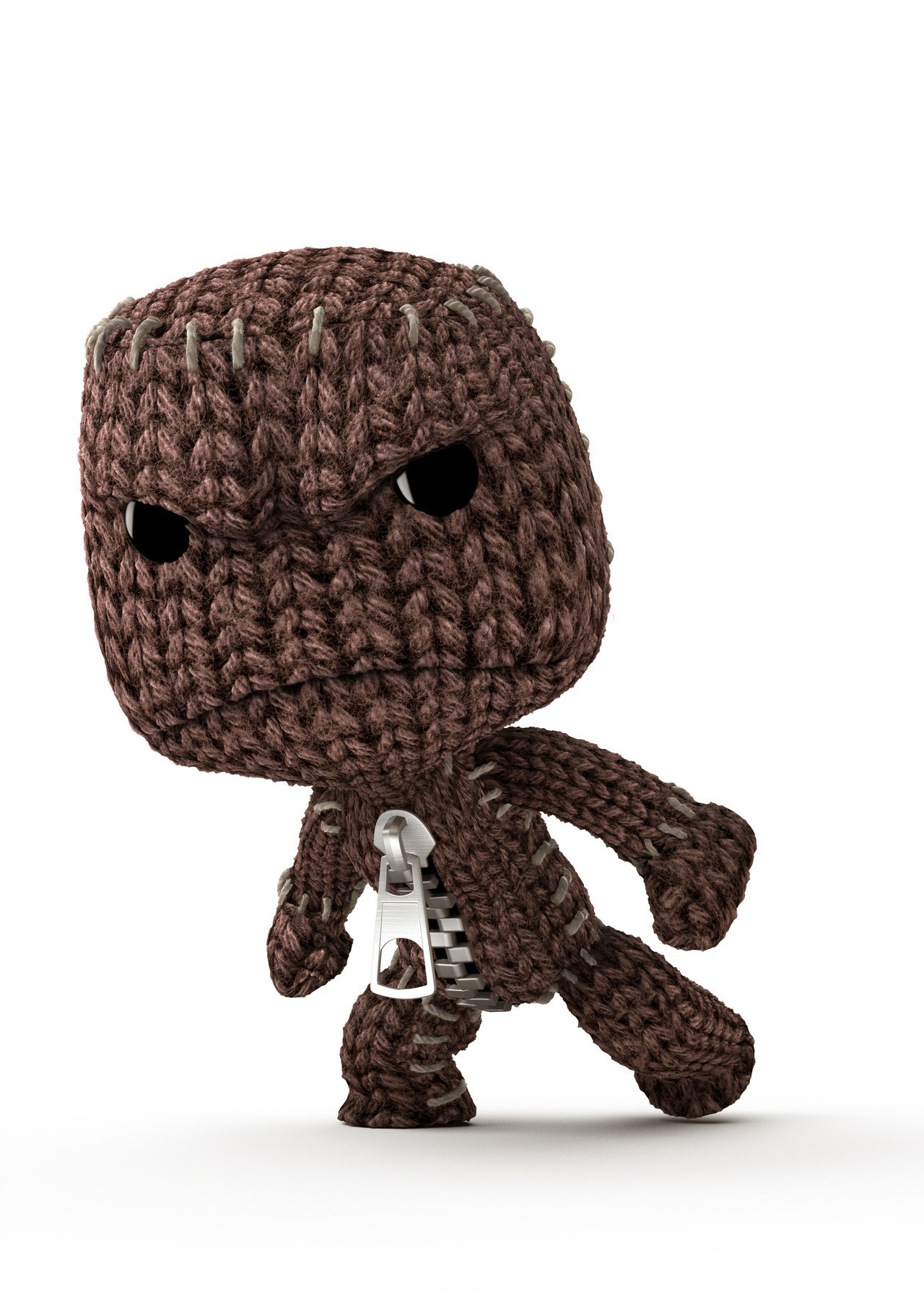 knitted little big planet character