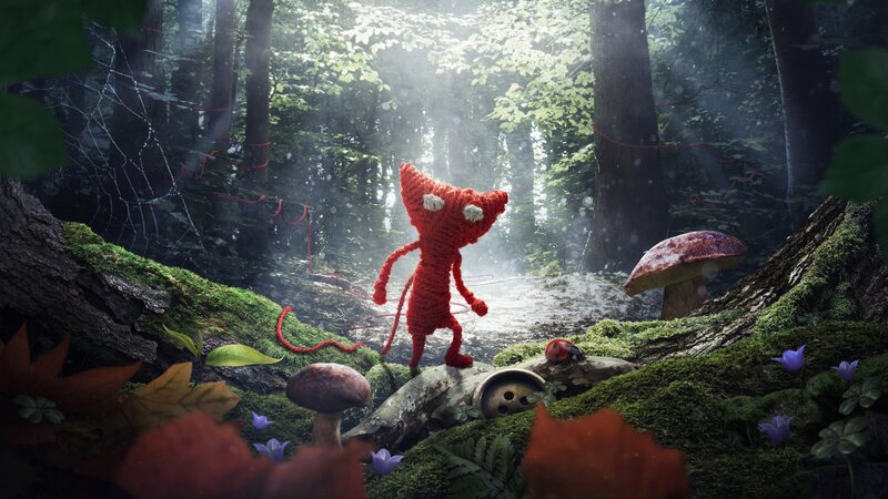 Knitted Red Character