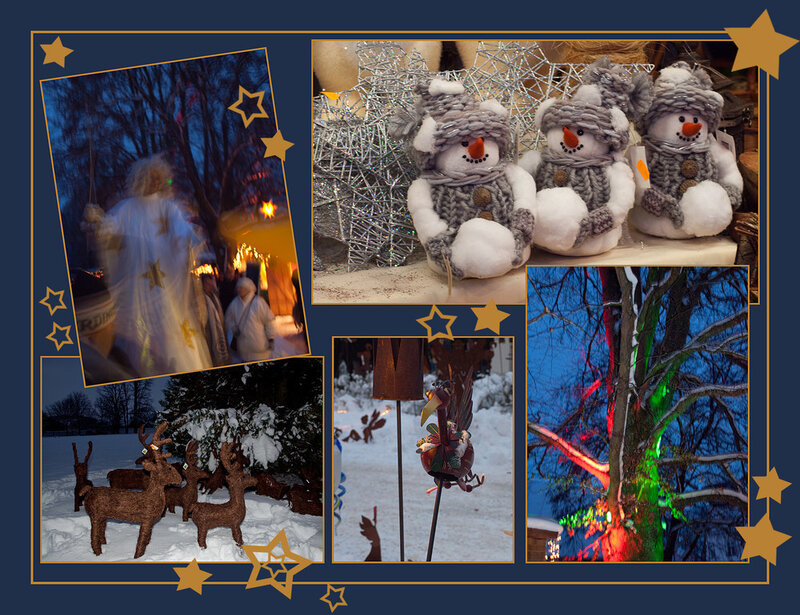 Knitted Snowmen Figures