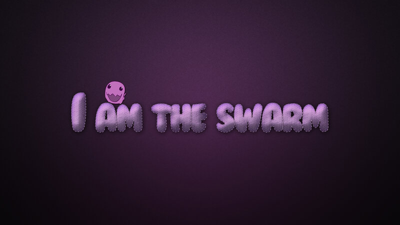 Knitted Text with Character