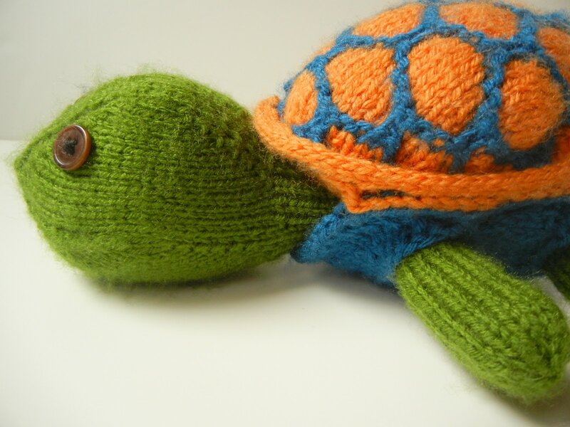 Knitted Turtle Toy