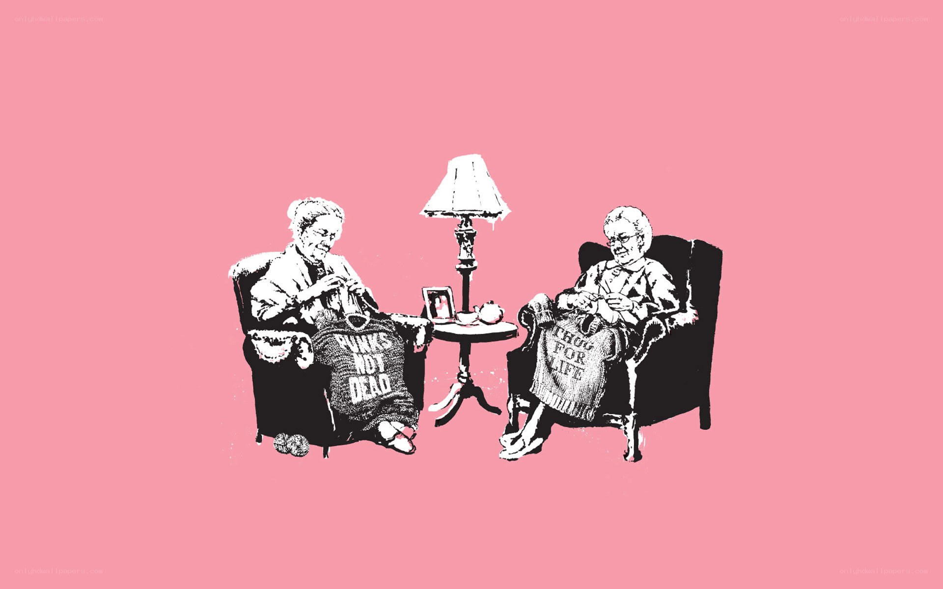 Knitting Grandmas Art