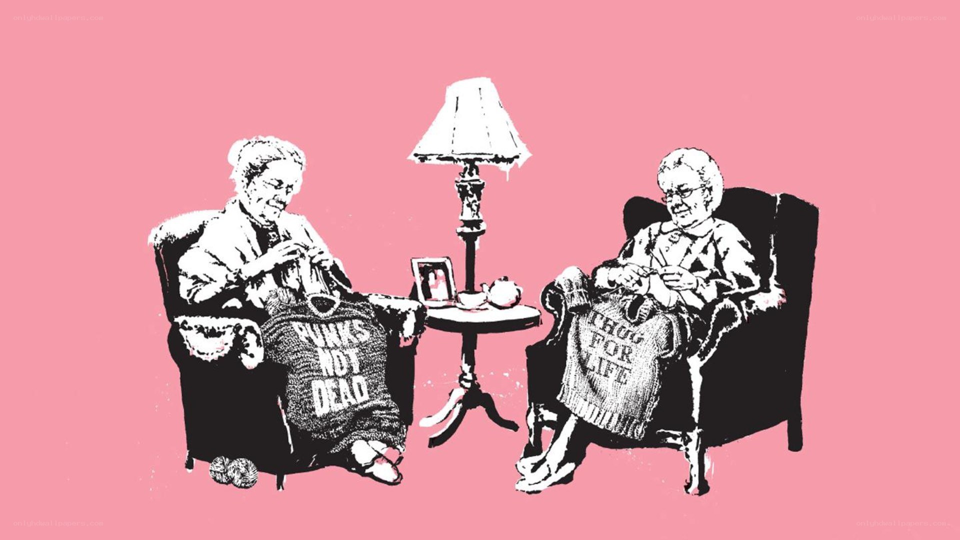 Knitting Grandmas Art