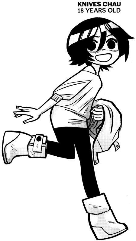 Knives Chau character design