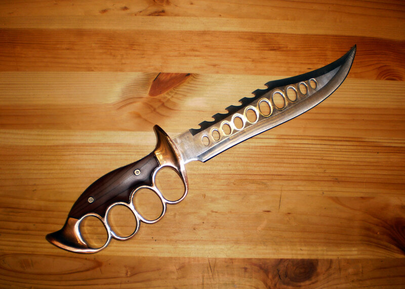 Knuckle-duster Knife