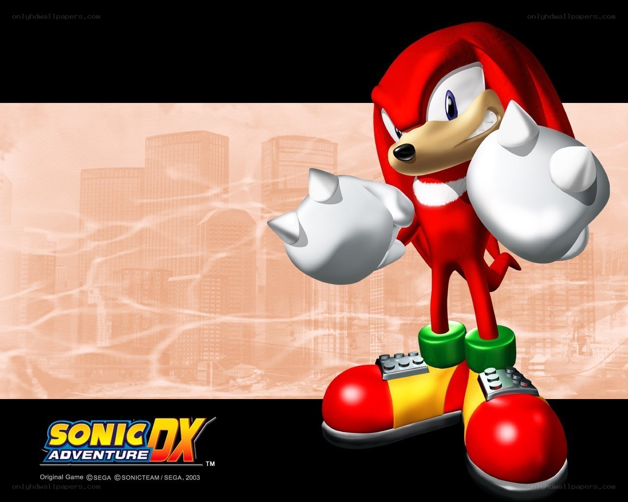 Knuckles from Sonic Adventure DX