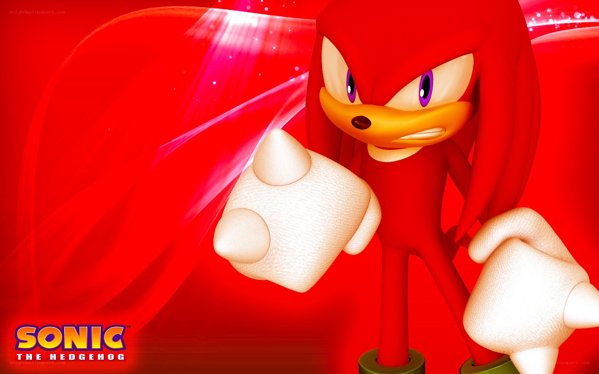Knuckles the Echidna character art