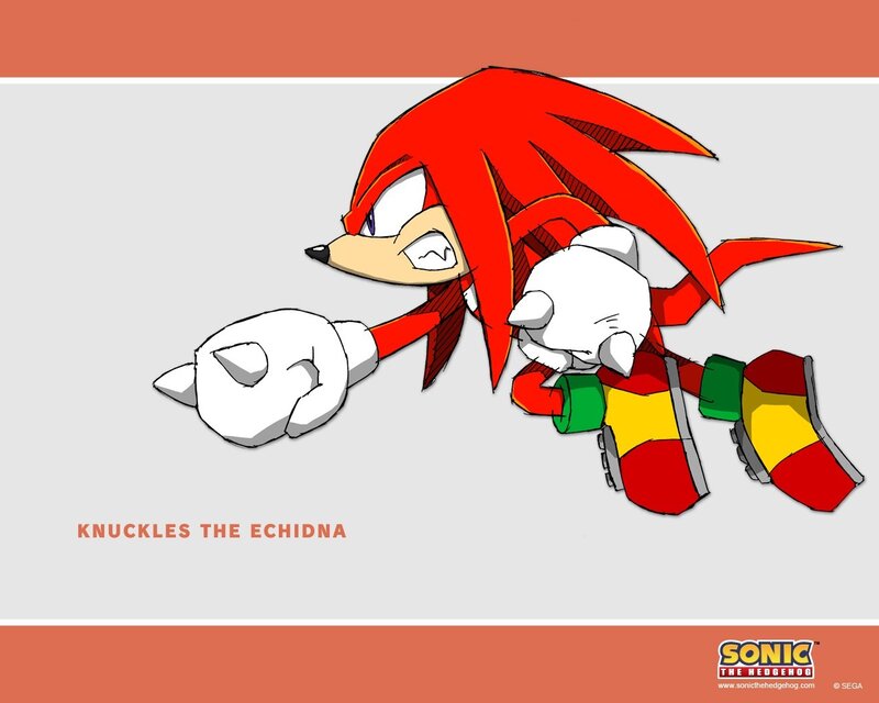Knuckles the Echidna — Red, Dynamic