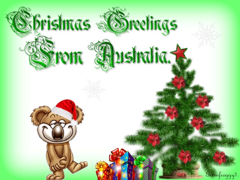 Koala Wearing Santa Hat