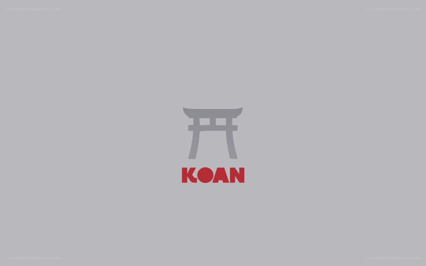 Koan logo with torii gate