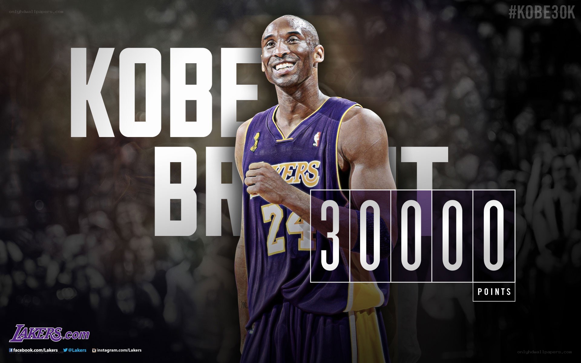 Kobe Bryant 30000 points