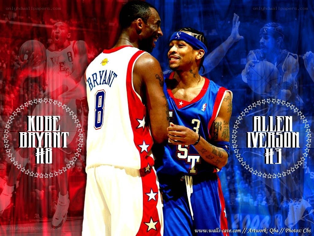 Kobe Bryant and Allen Iverson