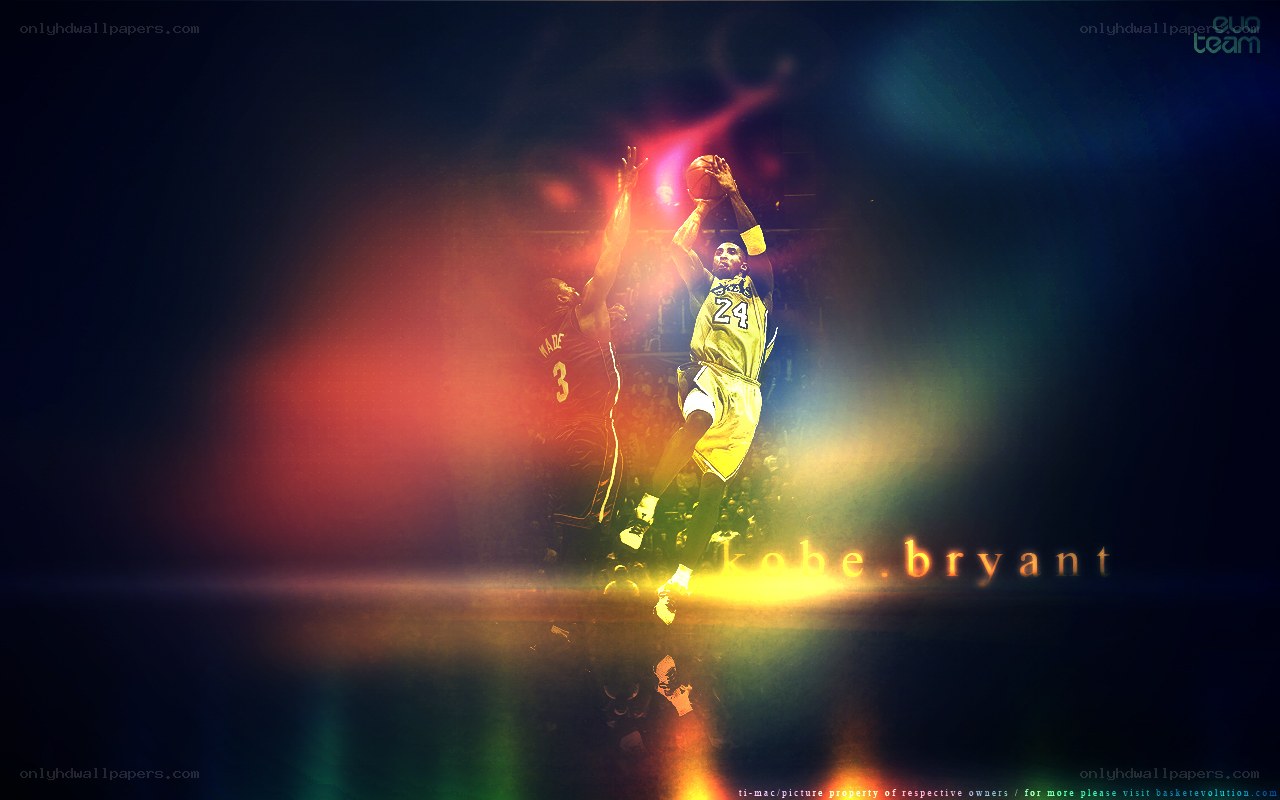Kobe Bryant basketball action