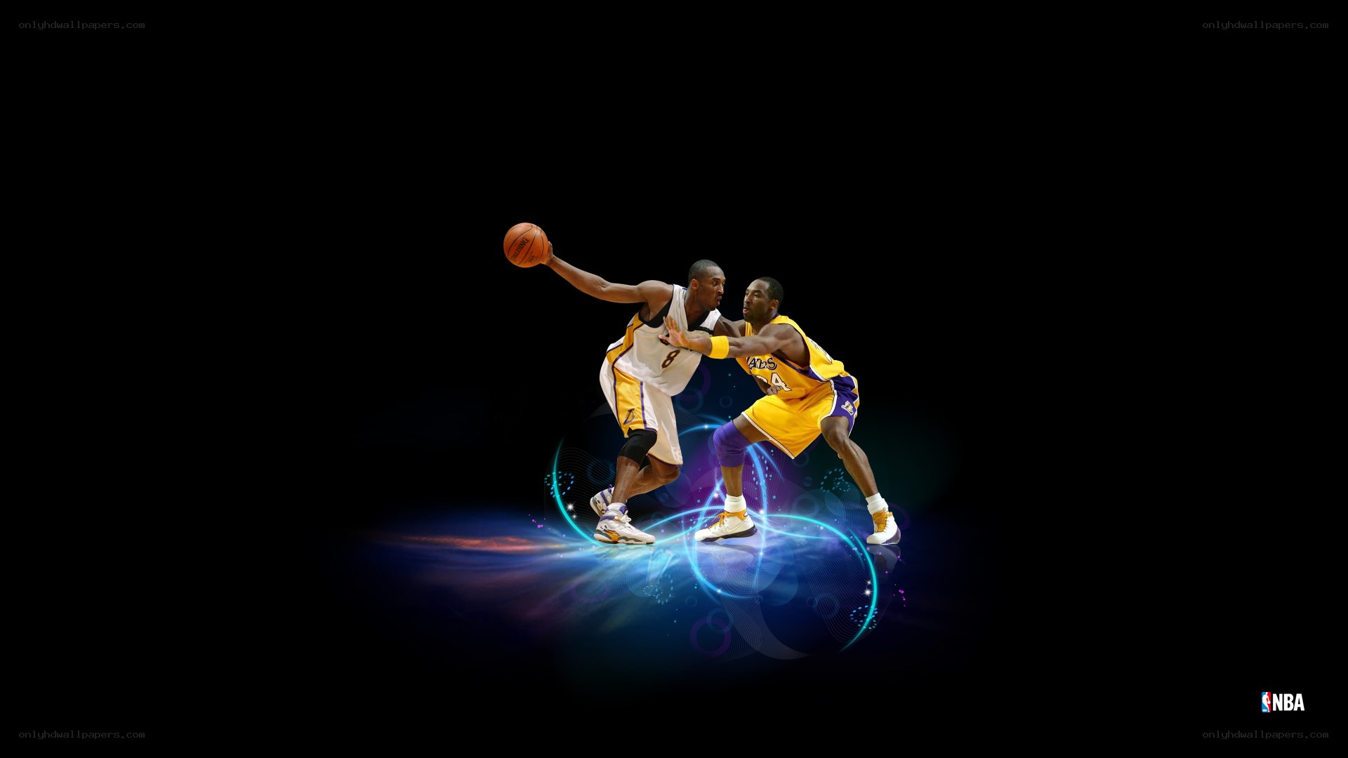 Kobe Bryant basketball action