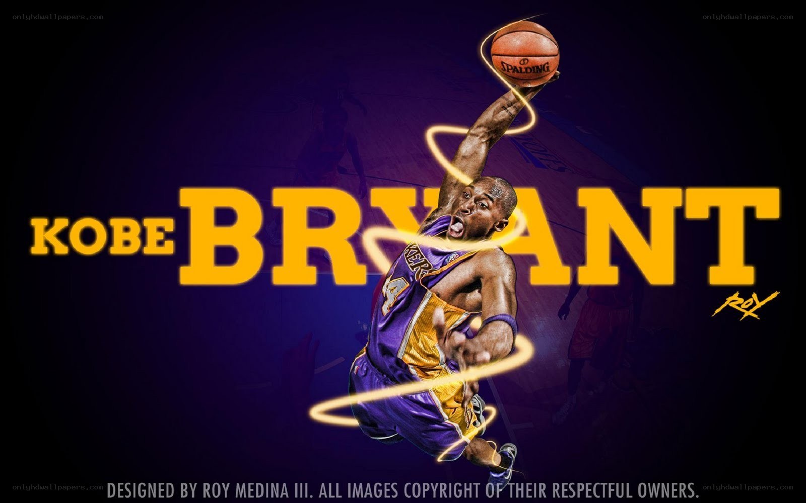 Kobe Bryant basketball action