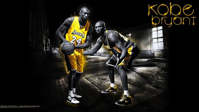 Kobe Bryant basketball artwork