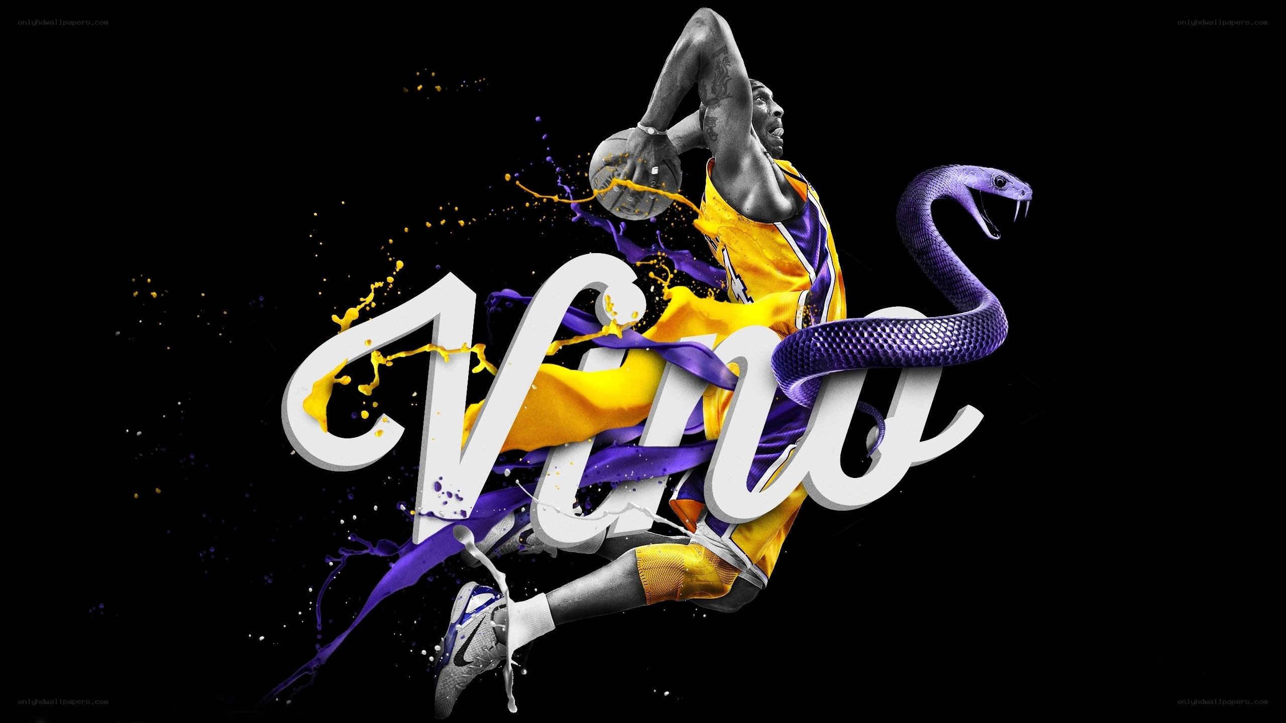 Kobe Bryant basketball artwork