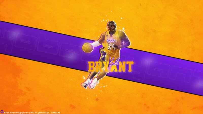 Kobe Bryant Basketball Player — Purple