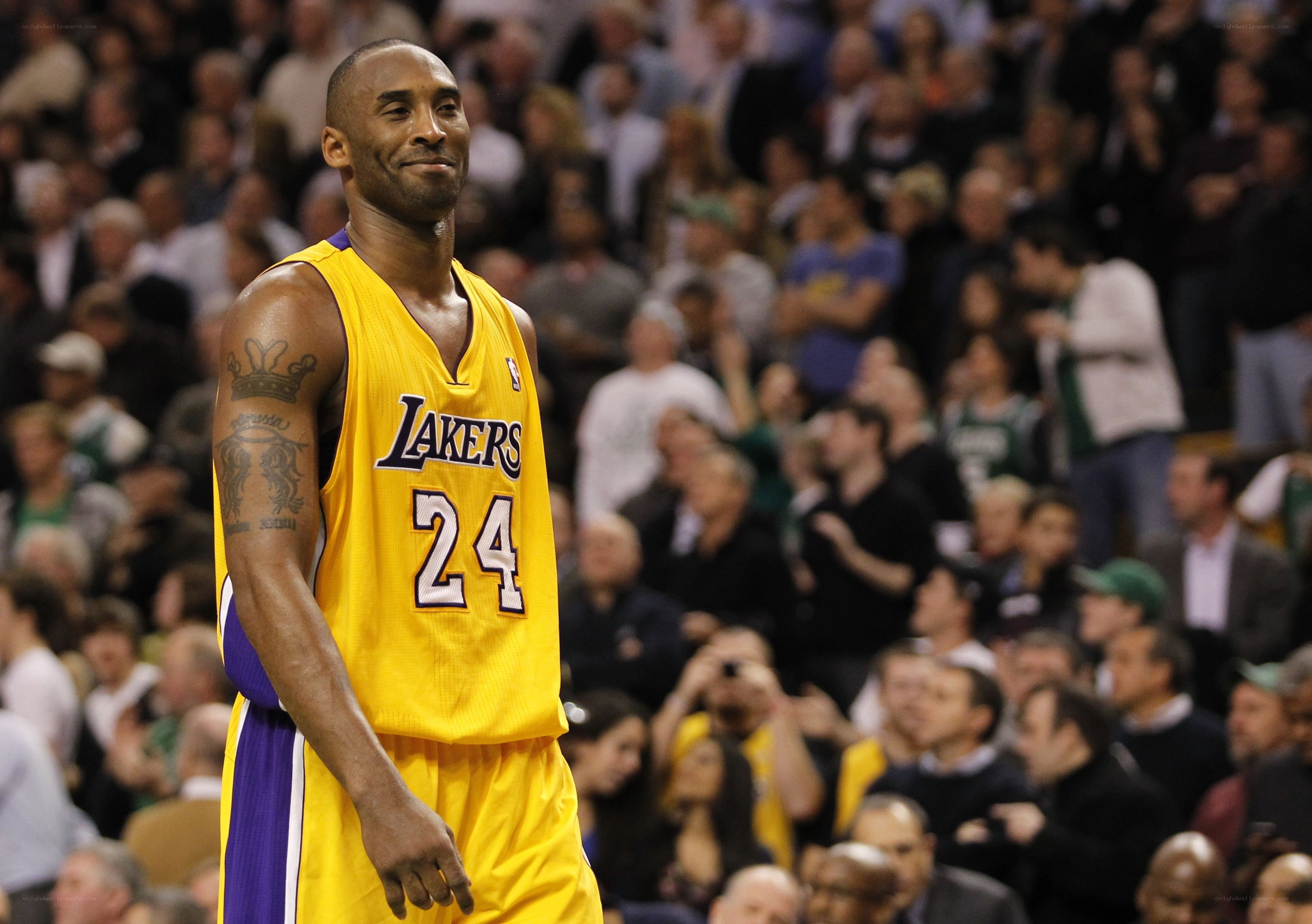 Kobe Bryant in Lakers uniform