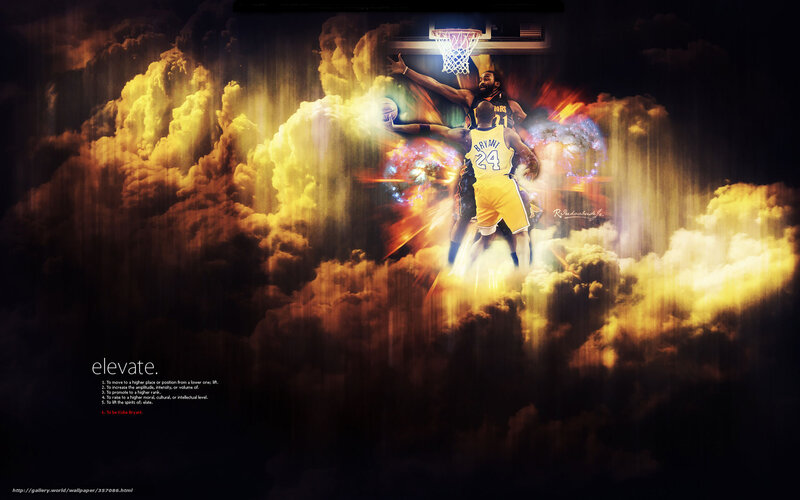 Kobe Bryant in the clouds